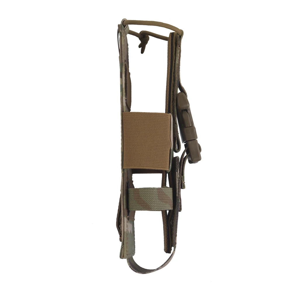 Bolsa táctica de Radio serie R, aparejo de pecho MOLLE ajustable, chaleco, portador de placa, bolsa portátil para walkie-talkie Airsoft de combate y caza - imagen 4