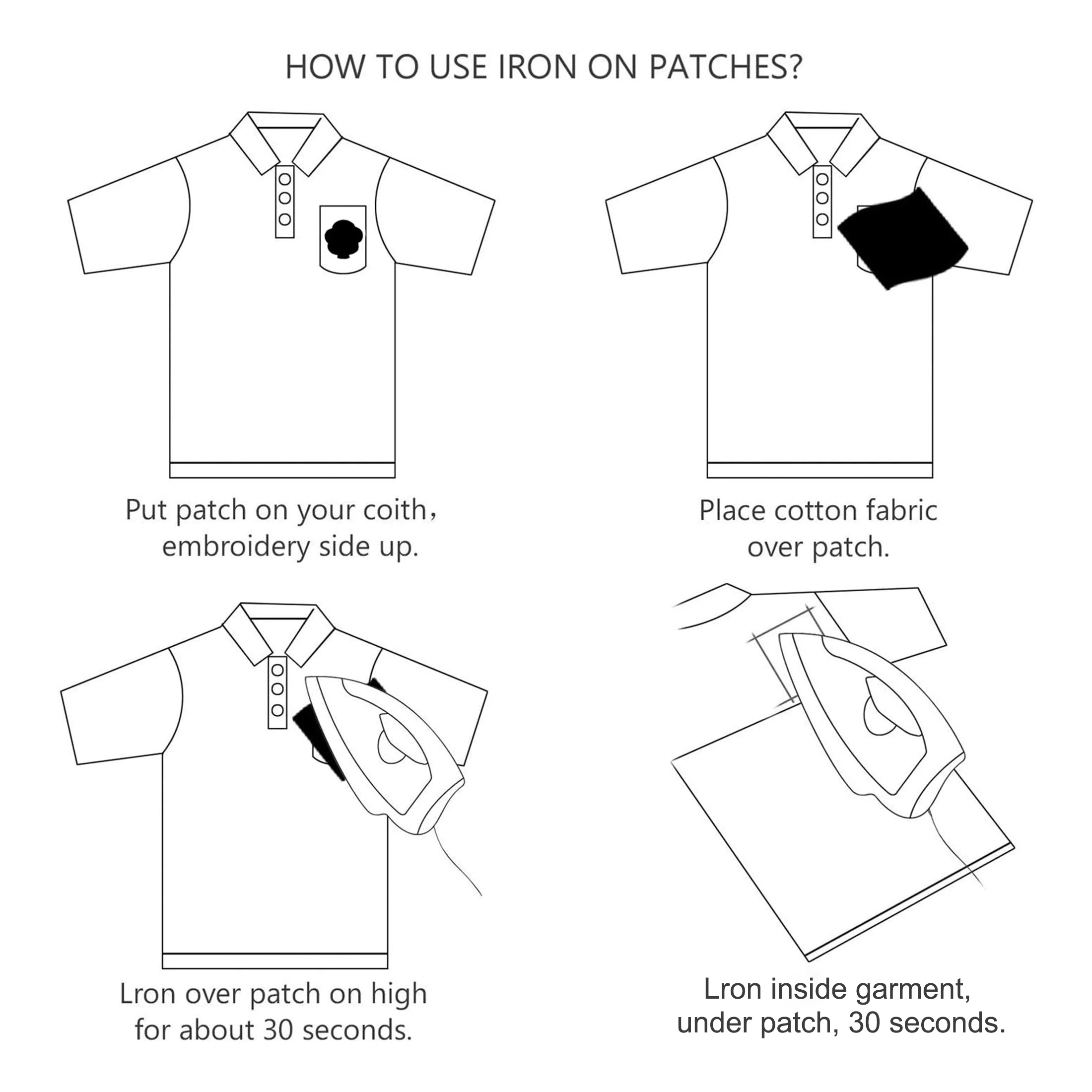 Estos son buenos parches de meme de perro para hombres, borde blanco, parche para planchar/coser para chaquetas, jeans, bolsos y más - imagen 5