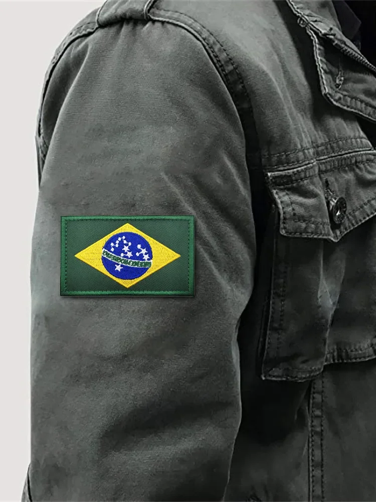 BOPE parche bordado especial brasileño, brazalete de gancho y bucle, insignia de moral táctica militar, accesorios de Calavera, pegatinas de tela Punk - imagen 3