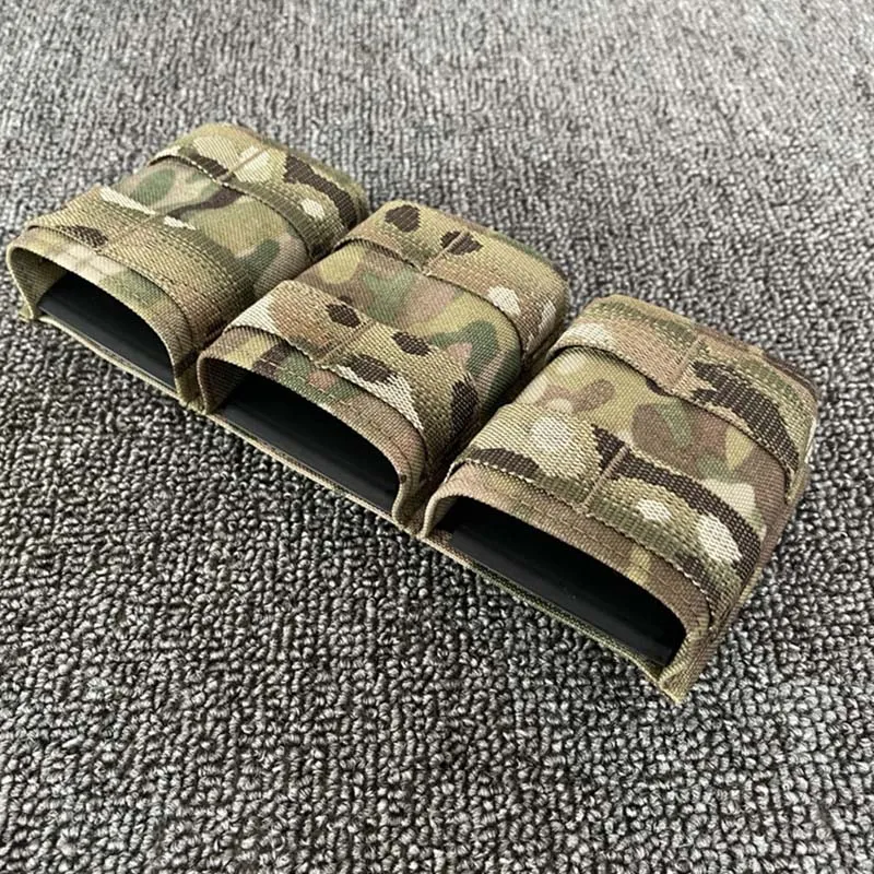 5 56 IIISide Triple Mag Pouch Hunting Tactical Vest Molle Plate Clip Bag Pouch Tool kit - imagen 3