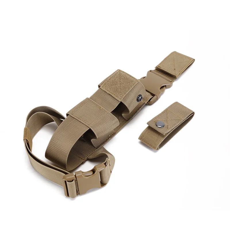 Funda táctica para botella de agua y hervidor de pierna, portadores de cinturón con bolsa MK9, bolsa para pierna para muslo, pulverizador de pimienta, Mini extintor - imagen 5