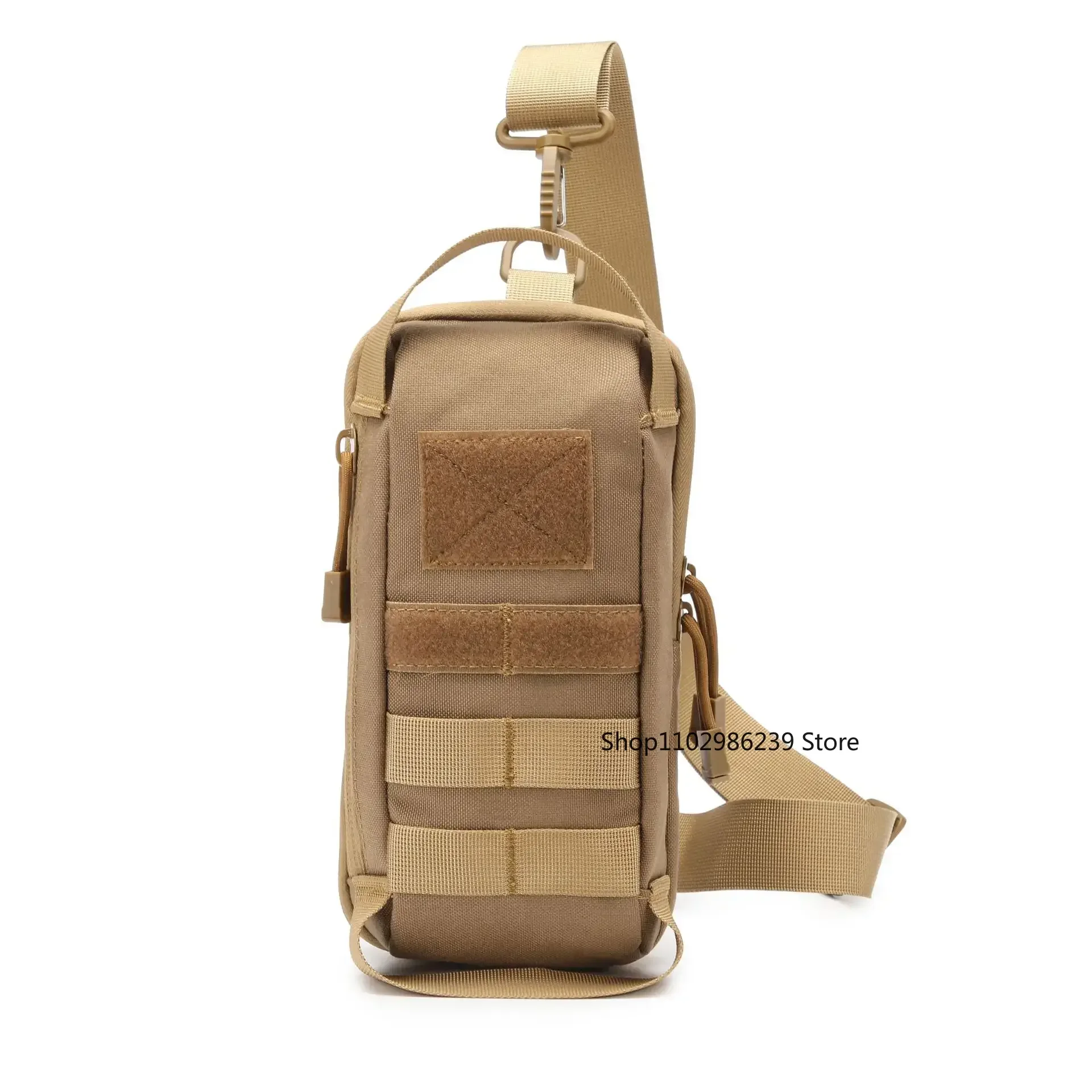 Bolsa táctica pecho pistolera IWB con correa hombro MOLLE impermeable - imagen 4