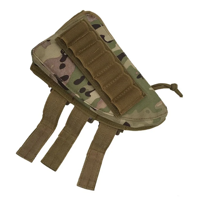Bolsa para cartuchos de culata, bolsa táctica para escopeta, Rifle, calibre de munición 12, soporte para mejillas, accesorio para pistola de caza - imagen 3