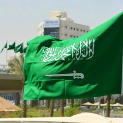 Bandera de Arabia Saudita poliéster gran formato