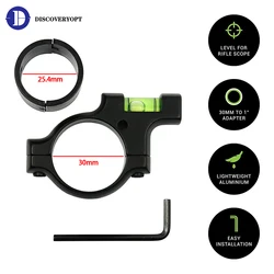 Nivel de burbuja visor táctico – Adaptador 30mm 1 pulgada