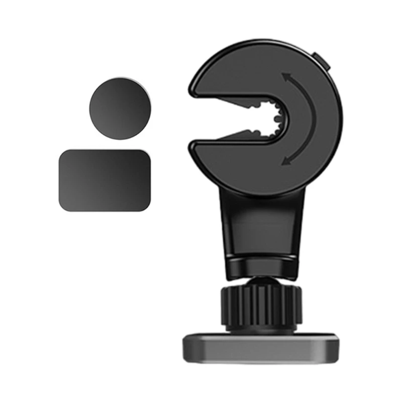 Soporte Flexible seguro para reposacabezas coche, soporte para teléfono, bloqueo magnético, antideslizante - imagen 3