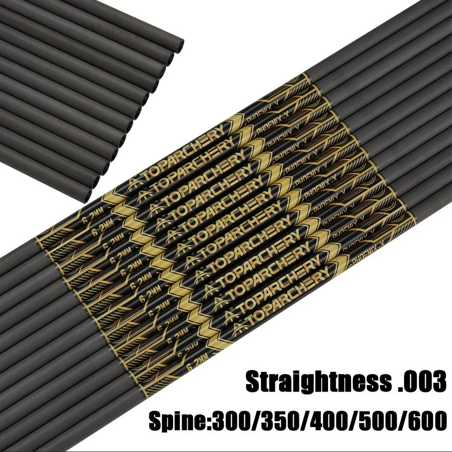 Flechas de carbono rectas para arco compuesto – Caza y tiro con arco - imagen 2