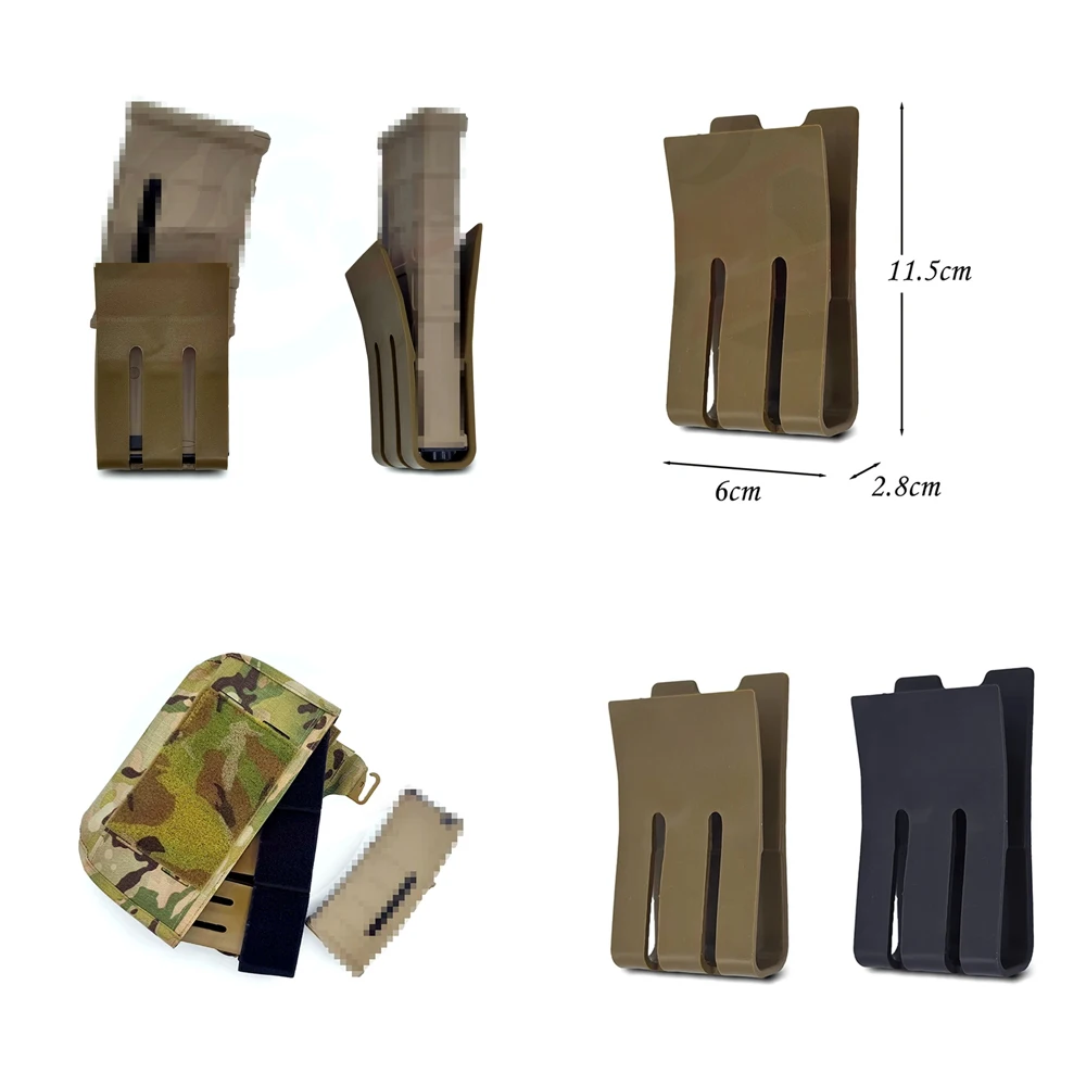 El NUEVO equipo táctico de caza CS al aire libre está equipado con un soporte Mag Azine 556, Clip duro hueco ABS