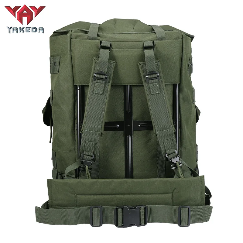 Paquete ALICE militar táctico Yakeda – Mochila con estructura metálica resistente para entrenamiento de combate al aire libre, senderismo y soporte de carga - imagen 3