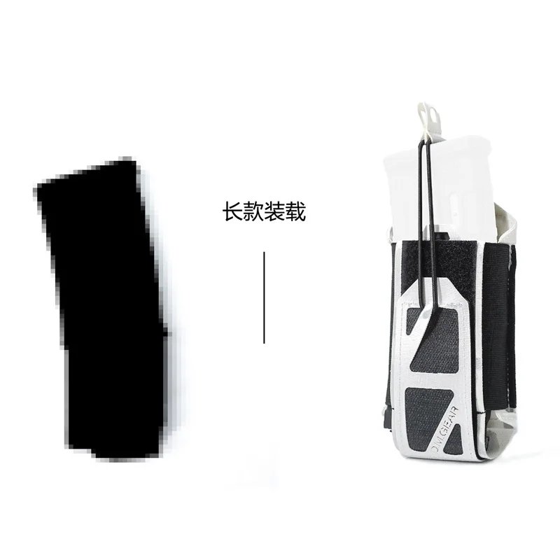 DMgear-Paquete de intercomunicador exterior táctico de camuflaje Molle, paquete de revistas, hueso de acero, 5,56/7,62 - imagen 2