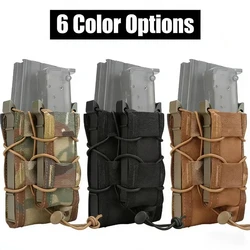 Portacargador táctico MOLLE camuflaje para airsoft y tiro exteriores