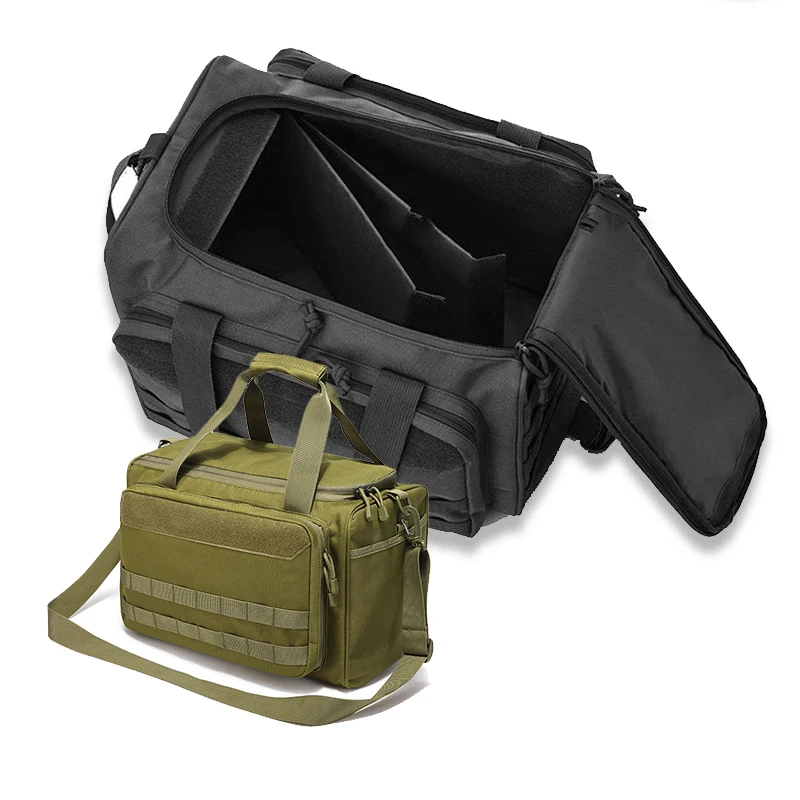 Bolsa de almacenamiento de pistola de tiro táctico militar, bolsa de rango Molle 600D, bolsa de pistola impermeable, accesorios de caza, bolsa con correa de herramientas - imagen 2