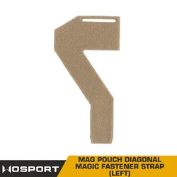 Cinturón táctico MAG con bolsa diagonal y velcro izquierda caza