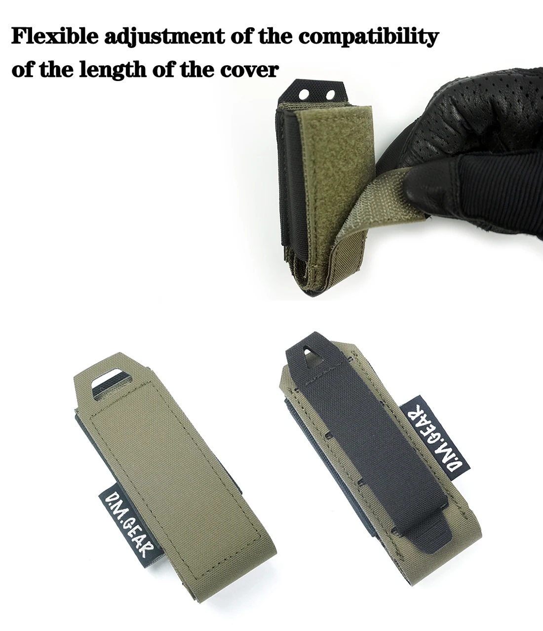 DMGear-bolsa para revistas de 9mm, porta revistas de liberación rápida, bolsa para revistas de pistola de aire, chaleco táctico, accesorios, juego de guerra, caza al aire libre - imagen 5