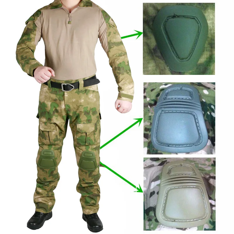 Pantalones tácticos de camuflaje para hombre, pantalón de senderismo resistente al desgaste, pantalón de combate de Paintball con rodilleras, ropa de caza y escalada - imagen 5