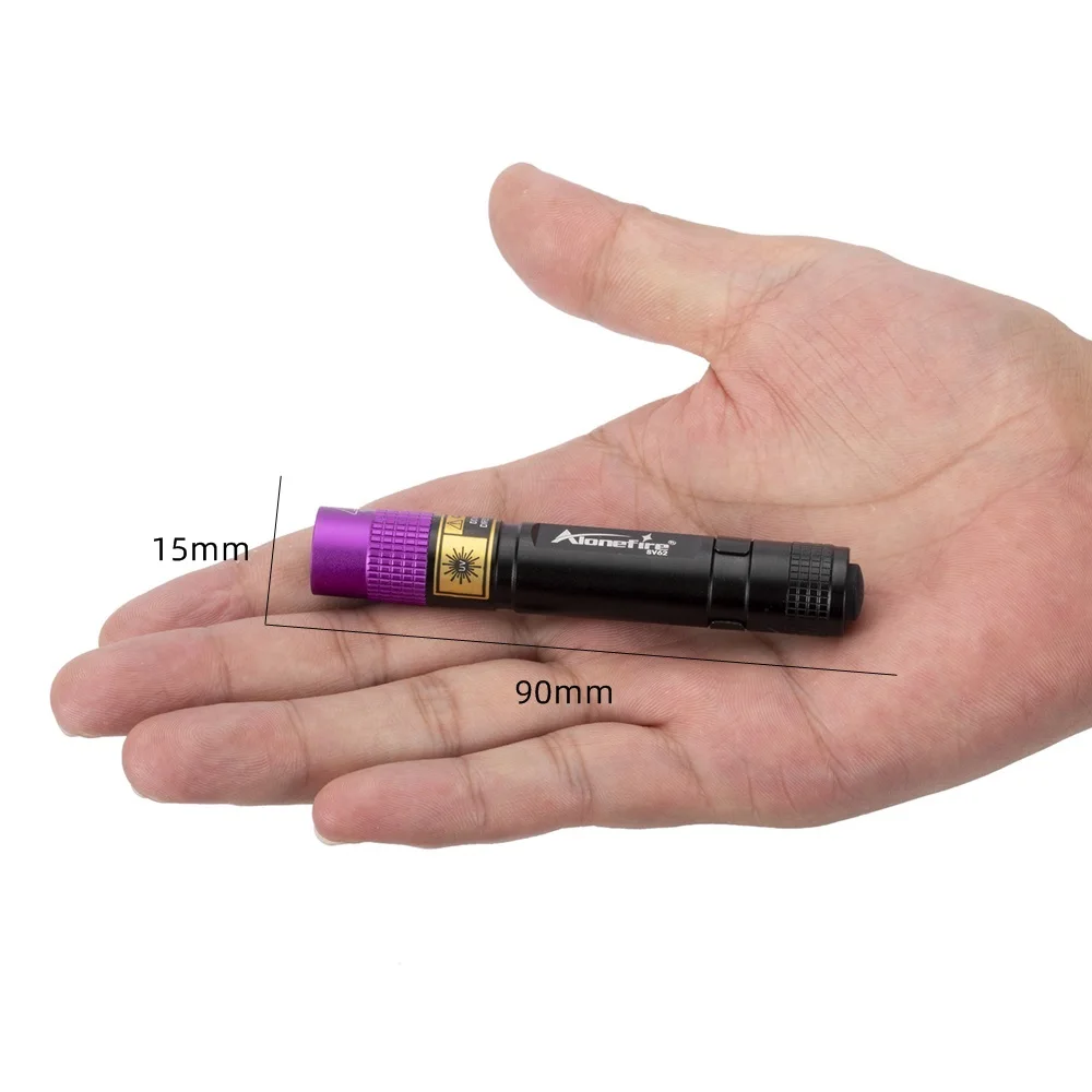 Linterna UV 395nm profesional luz negra detector manchas - imagen 3