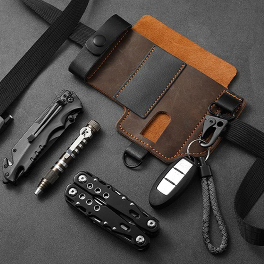 Funda de almacenamiento multifuncional para herramientas tácticas, riñonera de supervivencia en la naturaleza, alicates para exteriores, cuchillo de bolsillo - imagen 3
