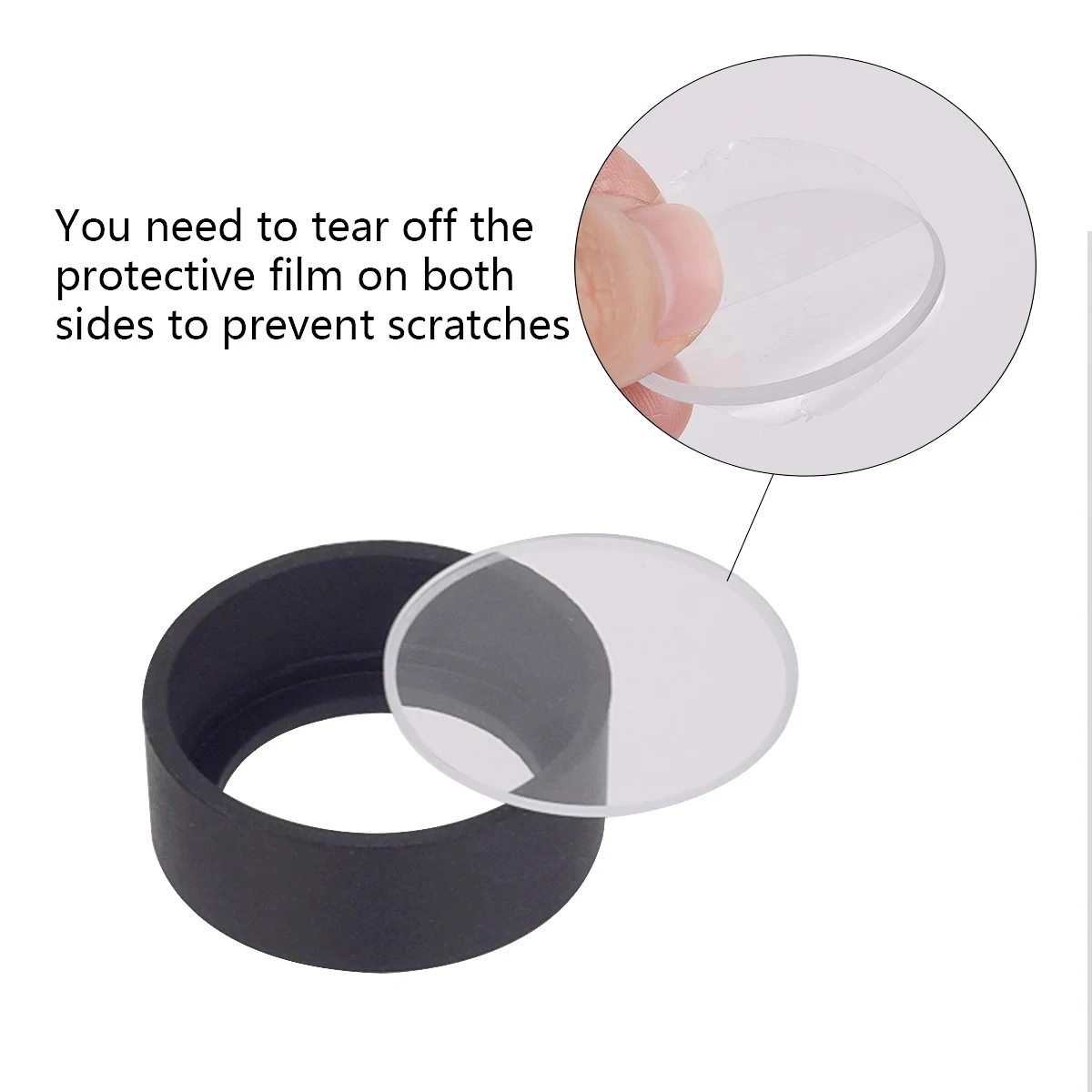 Protector de lente de goma personalizado AD táctico SF M300 M600 X300 X400 arma linterna SR MR T01/02 Protector de cubierta de mira de punto rojo - imagen 4