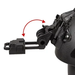 Soporte desmontable nylon para gafas visión nocturna casco táctico FMA