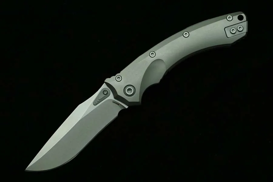 Cuchillo plegable EDC de acero M390 y mango de titanio - imagen 2