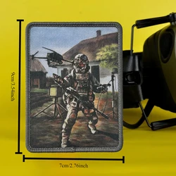 Parche táctico drones – Sistema gancho y bucle para mochila o chaleco
