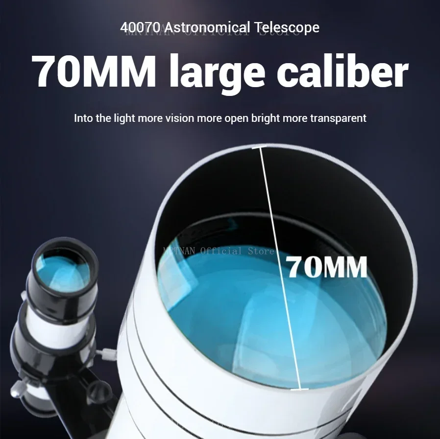 40070 Telescopio astronómico profesional de alta definición 333X para ver la luna y las estrellas Monocular para observación de aves - imagen 5