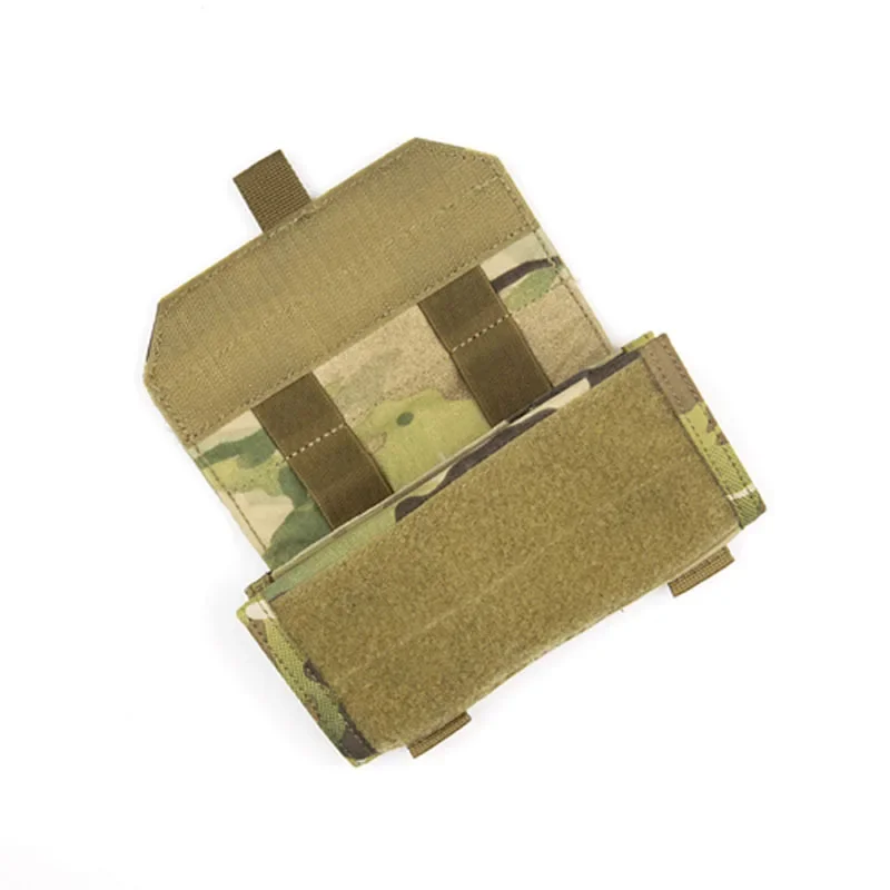 Chaleco táctico tipo Molle, bolsa plegable, bolsa Molle, bolsa de mapa para almacenamiento colgante en el pecho - imagen 5