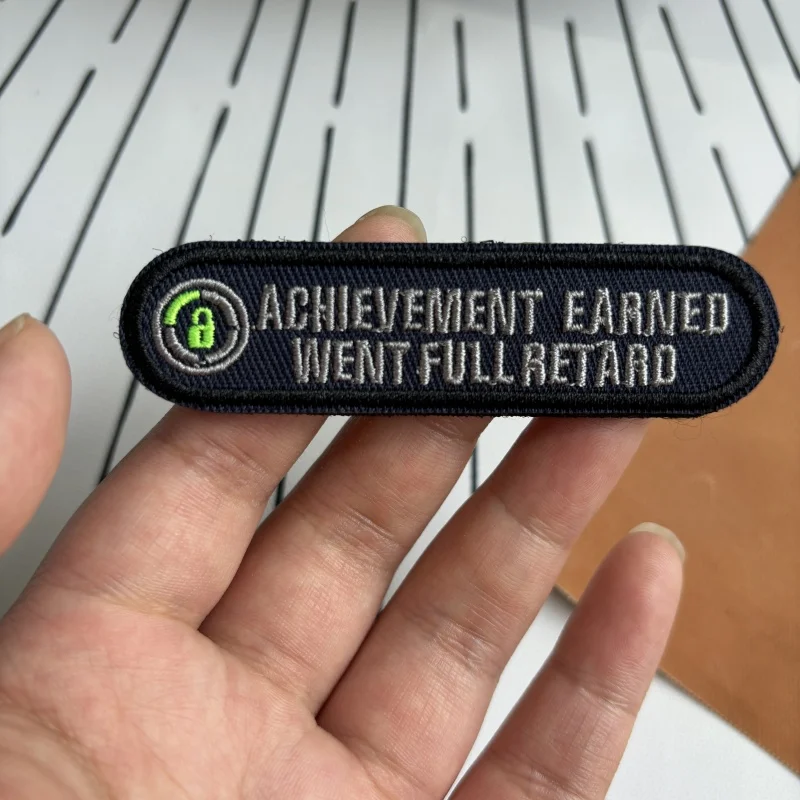 Parche táctico bordado con gancho y bucle, insignia de moral militar, brazalete, pegatinas para mochila