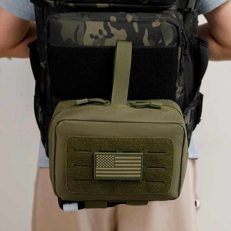 Bolsa de almacenamiento desmontable portátil para acampar en montaña, primeros auxilios, Molle, tácticas al aire libre - imagen 5