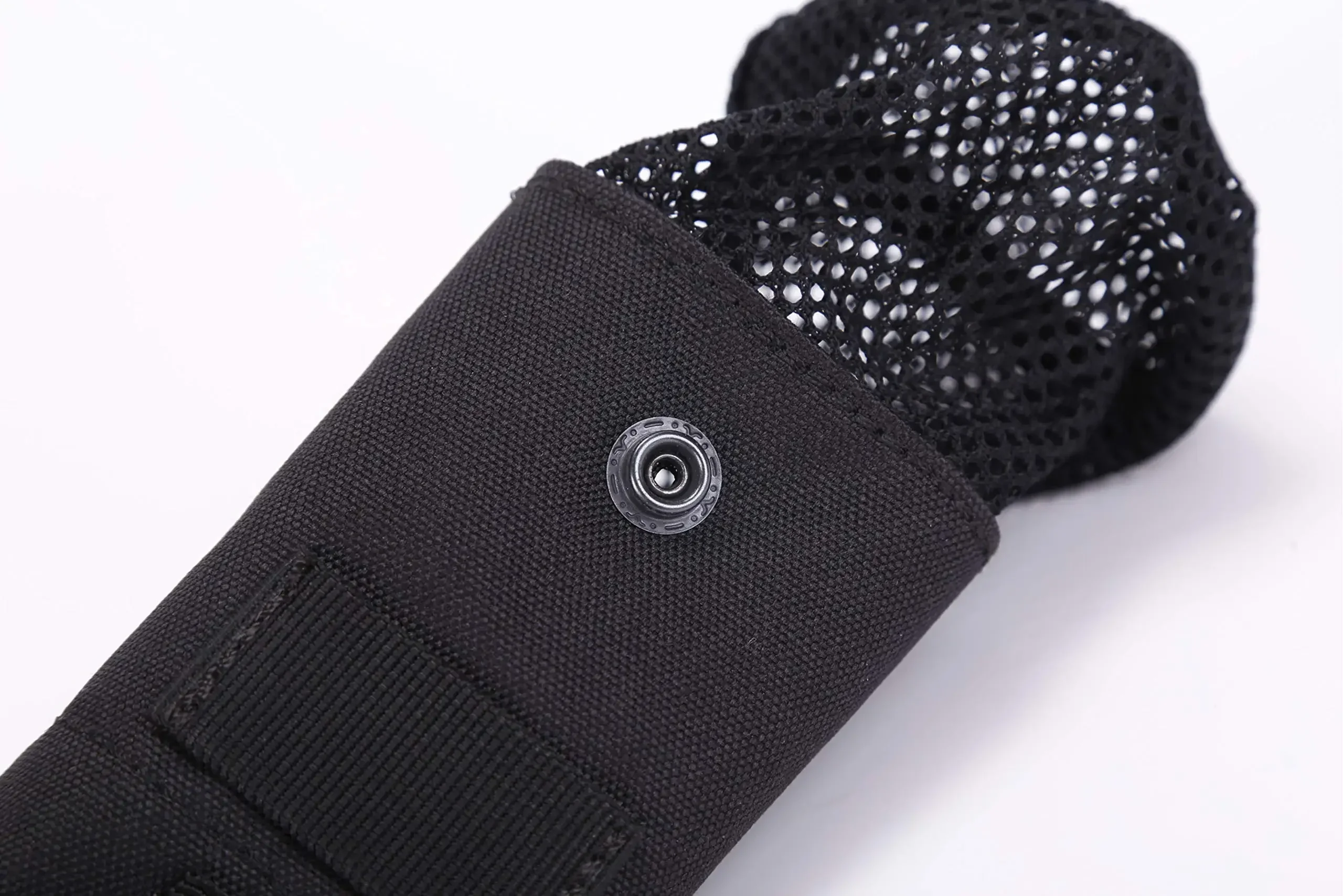 Bolsa portabotellas de malla Molle, tela de poliéster ligera, bolsa para botella de agua para caminar, bolsa portabotellas de agua - imagen 4