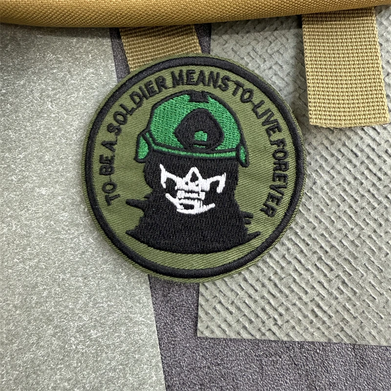 Parche militar del gobernador de la Siberia, brazalete, insignia de moral, gancho y bucle, accesorios para mochila, pegatina decorativa - imagen 2