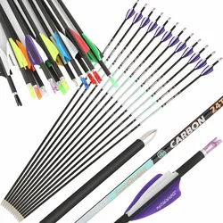 Flechas de carbono SP300 para tiro con arco precisión