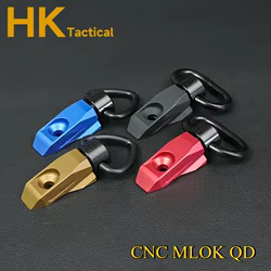 Equipo táctico de Metal SI, ángulo oblicuo, instalación de eslinga QD, botón de rotación Vertical suave, riel Mlok, accesorios para caza