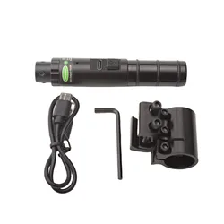 Mira láser táctica recargable verde/roja para riel Picatinny Glock