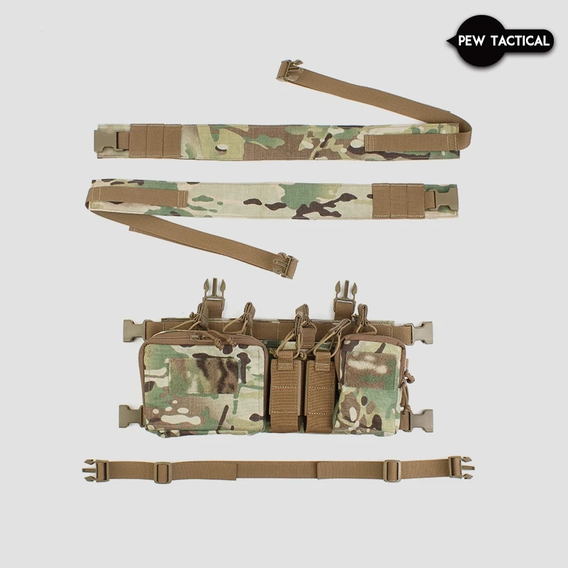 Pew táctico D3CRH aparejo de pecho táctico Haley estilo estratégico D3CR HEAVY Airsoft CR04 - imagen 2