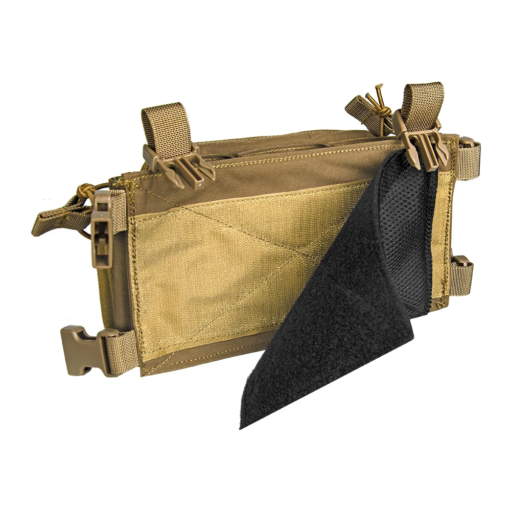 Tacitcal-cojín de malla transpirable, parche de bucle colgante D3CRM MK3 MK4, aparejo táctico para el pecho, chaleco de caza, accesorios de placa portadora - imagen 5