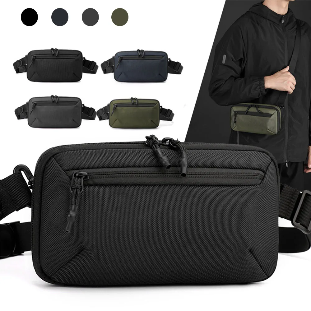 Riñonera táctica impermeable para hombre, riñonera cruzada para deportes al aire libre, bolsa de escalada para caza - imagen 2
