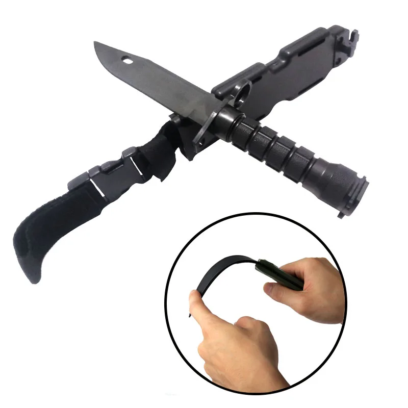 Entrenamiento 1:1 táctico Airsoft cuchillo de goma artes marciales CS Cosplay Halloween cuchillos blandos daga modelo regalo CS Cosplay