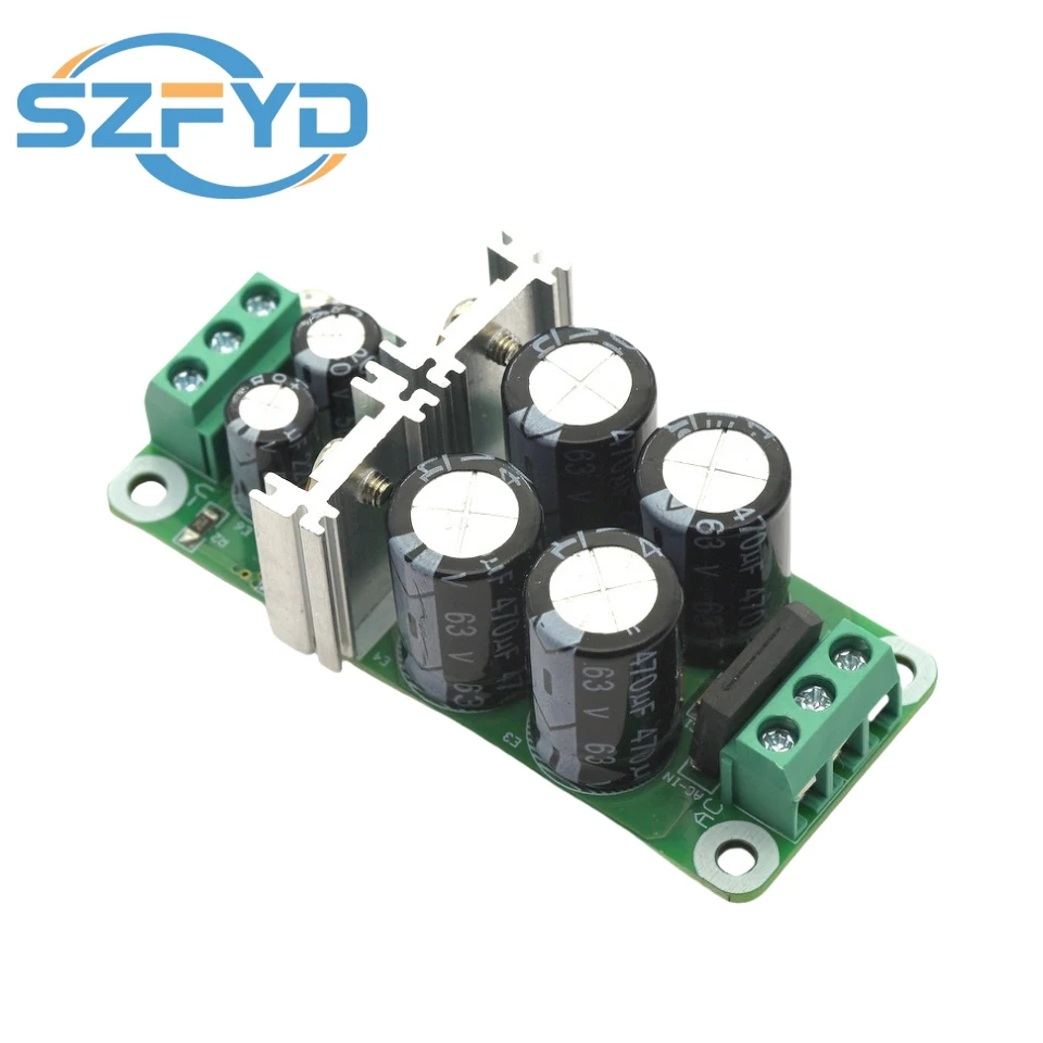 Placa de filtro rectificador, amplificador operativo, fuente de alimentación, placa de alimentación Dual, presión estable frontal positiva y negativa, 12V/15V