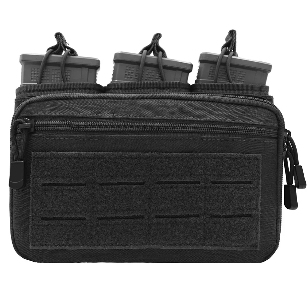 Bolsa Molle para revistas, bolsa Triple Mag para Rifle Mag Admin, bolsa EDC, soporte Universal para cartuchos, bolsa de caza para M4 M14 M16 AK AR - imagen 5
