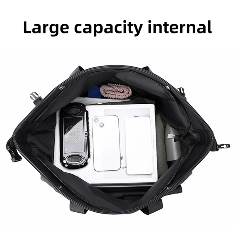 Bolsa de Yoga para gimnasio, bolsas de lona deportivas húmedas y secas, bolso de viaje de negocios, Camping al aire libre, senderismo, mochila grande para equipaje para ordenador portátil - imagen 5