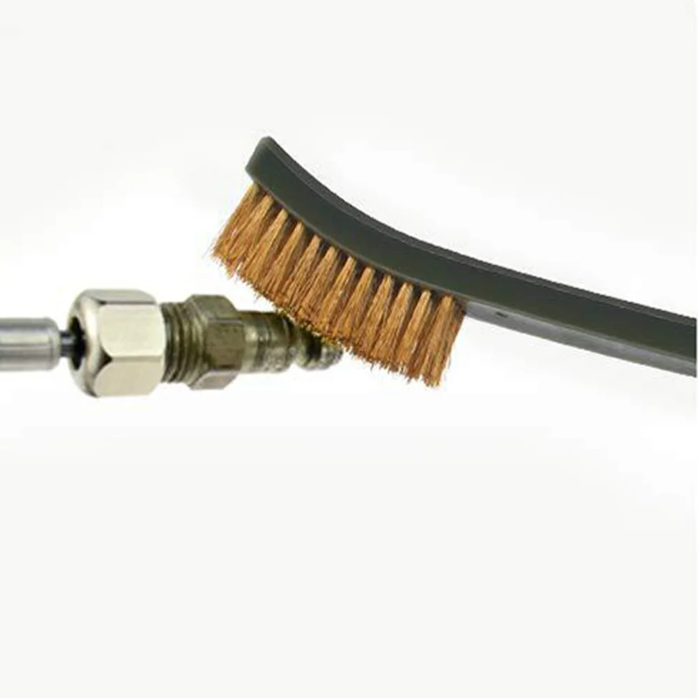 Kit de limpieza táctica Premium, herramientas universales de limpieza de armas con cepillo de alambre y cepillo de alambre para desoxidar, accesorios para pistola, Rifle, 3 uds. - imagen 5