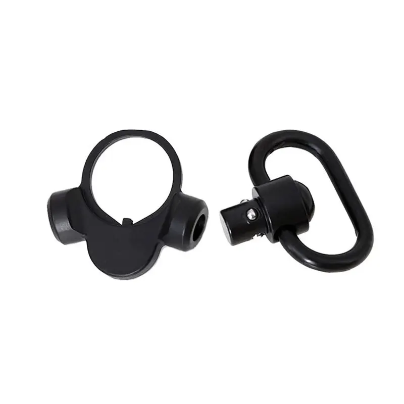 Adaptador de montaje de eslinga QD con receptor de hebilla de correa trasera desmontable rápida de 2 posiciones placa de extremo de bucle doble - imagen 3