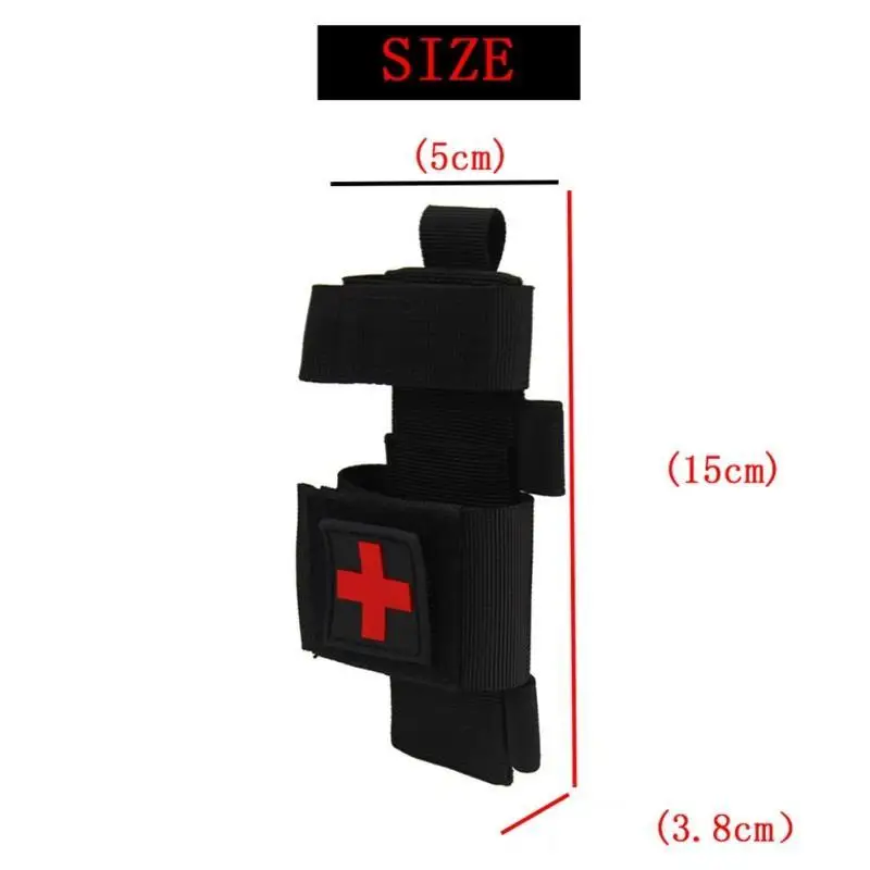 Kit de primeros auxilios torniquete, riñonera Molle de nailon, equipo de supervivencia, funda de tijera, bolsas de almacenamiento equipadas con emergencia - imagen 3