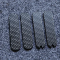3 tipos de parches de escamas de cuchillo de Material de fibra de carbono 3K para cuchillos del ejército suizo Victorinox de 58mm, mango de agarre, accesorios para hacer bricolaje