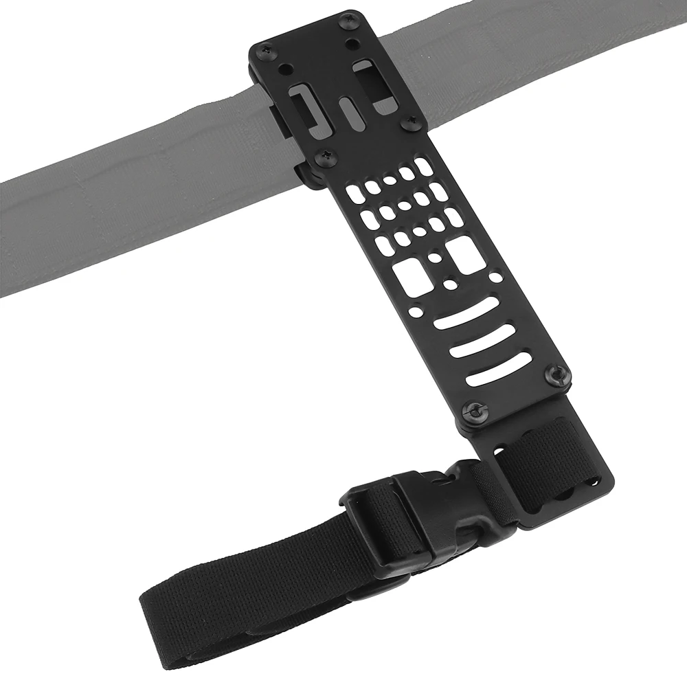 Adaptador de funda de pistola Modular de Metal Compatible con plataforma QLS, funda táctica, banda para pierna caída, caza, Airsoft, extracción rápida - imagen 2