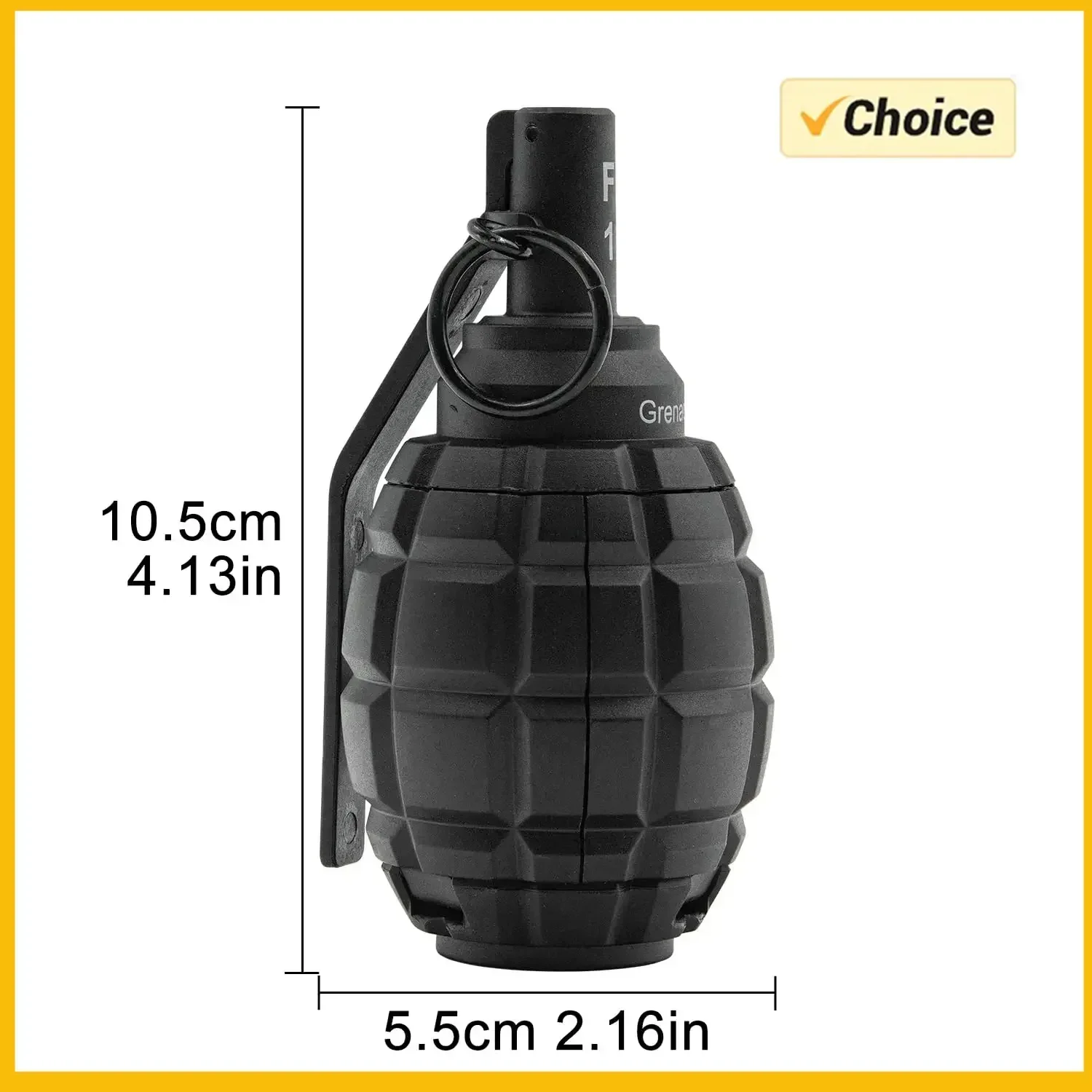 Granadas de mano FF1, juguete de plástico, juego CS, juego de batalla de tiro, modelo de granadas de mano simulada para Airsoft, Paintball, accesorio de juego de rol - imagen 4