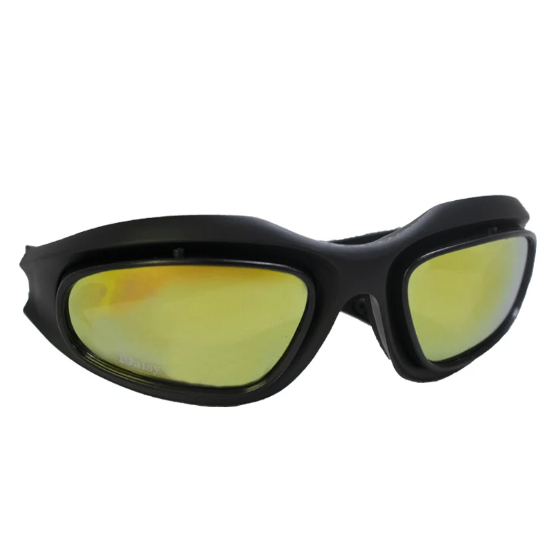 Gafas de senderismo para tiro al aire libre para hombre, gafas polarizadas tácticas de Margarita, gafas militares, gafas de sol del ejército, caja Original de 4 lentes - imagen 5