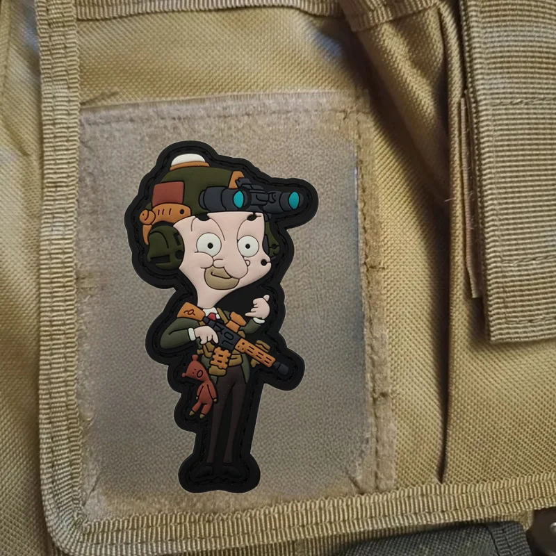 Interesante parche Sir Morale, brazalete táctico de PVC, insignia de gancho, mochila divertida y humorística para exteriores, accesorios para sombrero, pegatinas - imagen 4
