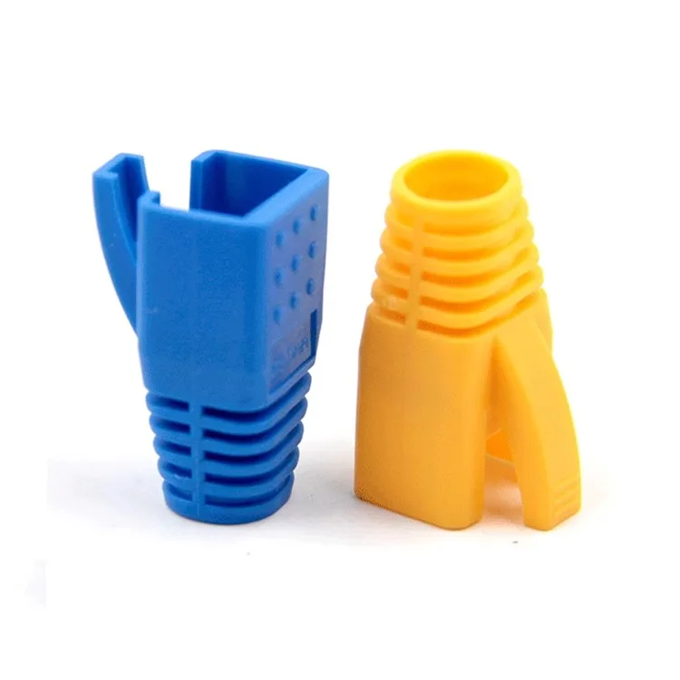 Xintylink rj45 tapas cat6a cat7 cat8 red rj rg 45 rj-45 conector de cable ethernet botas multicolores funda casquillo - imagen 3